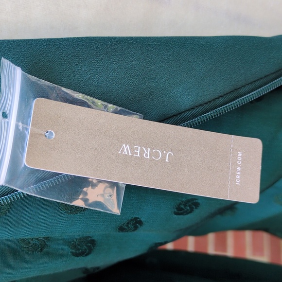 J.Crew: Shift Dress In Jacquard Floral Dot Size 2 - Picture 8 of 9